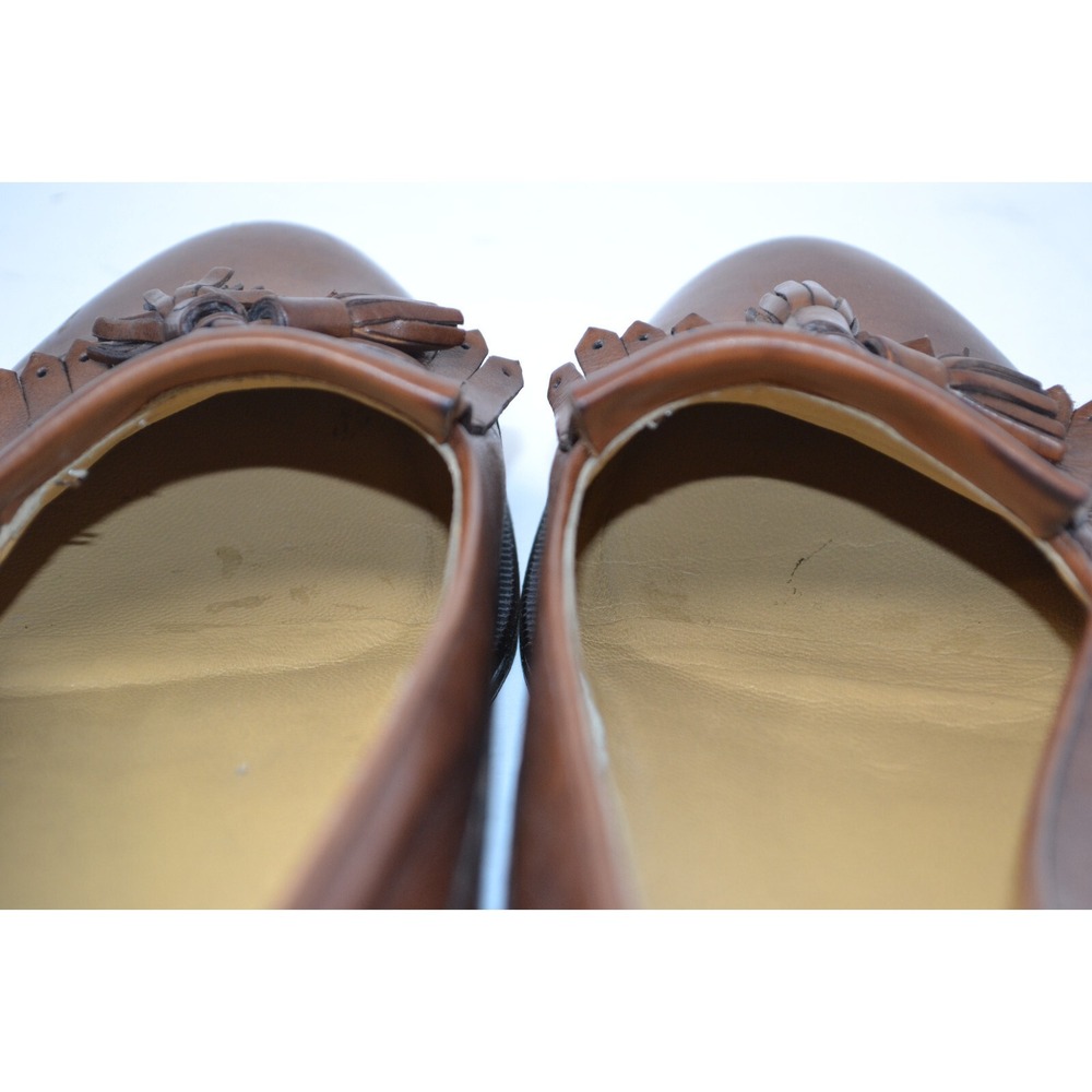 Bruno Magli Italy Brandy Montreal Tassel Loafers Shoes Mens Brown Size 9M 13826‎ - Picture 13 of 15